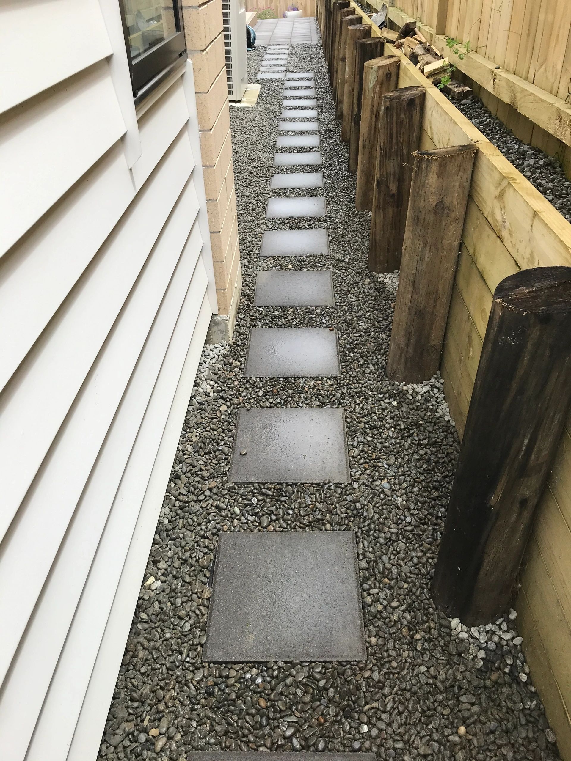 A completed landscaping project by Seemax
