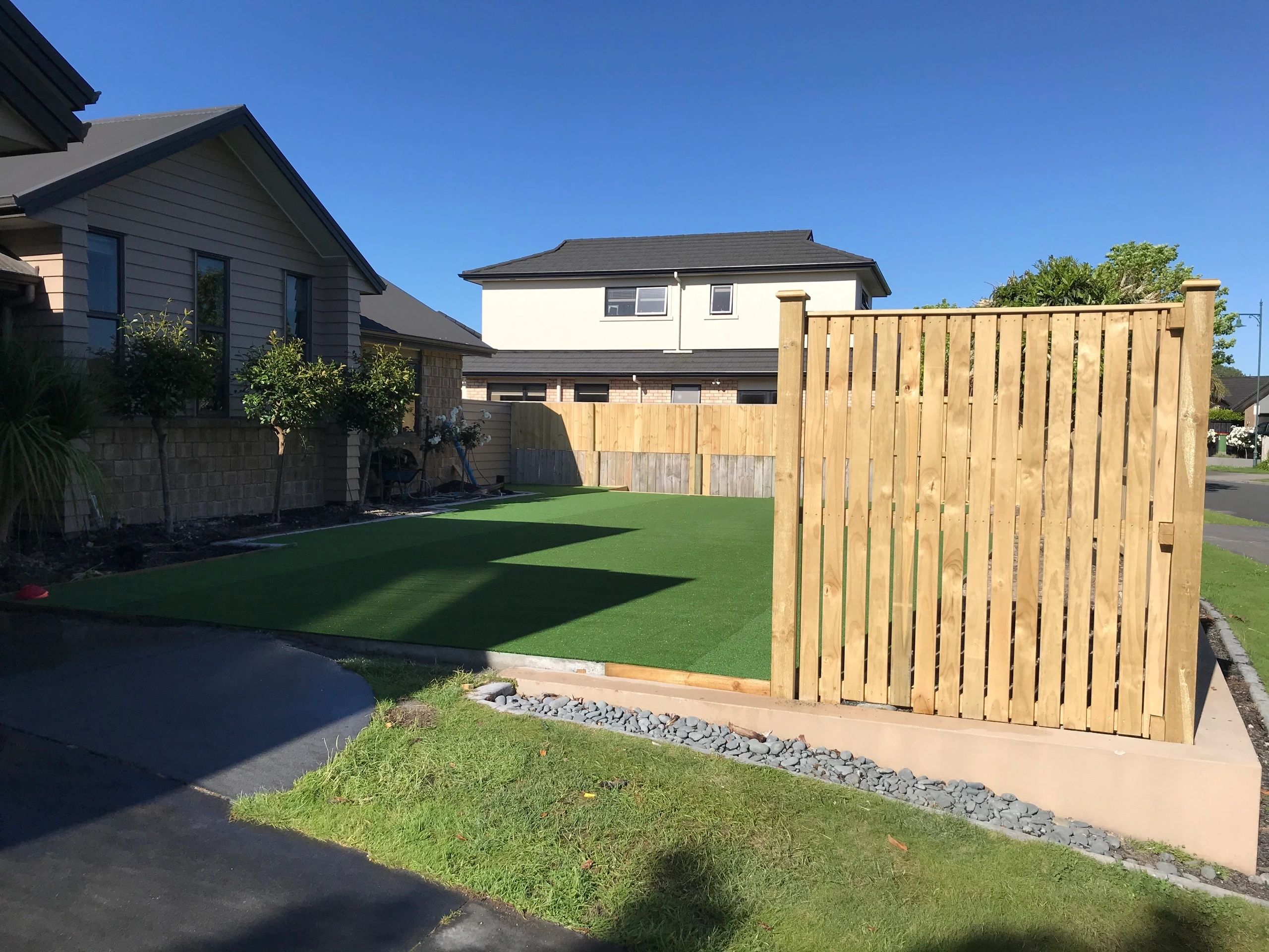 Actual Seemax landscaping work